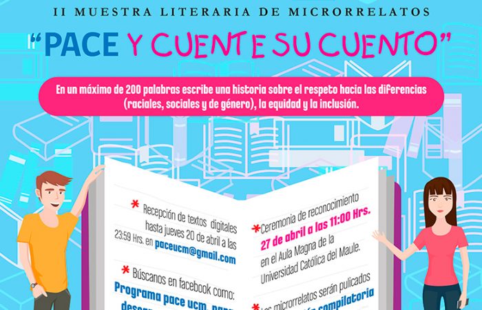UCM invita a alumnos del Programa PACE a participar de muestra literaria
